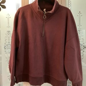 Quarter zip sweatshirt